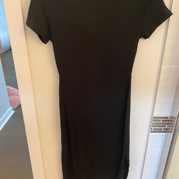 Rolla Coster Black Maxi Dress with Tie Accent - Picture 3 of 4